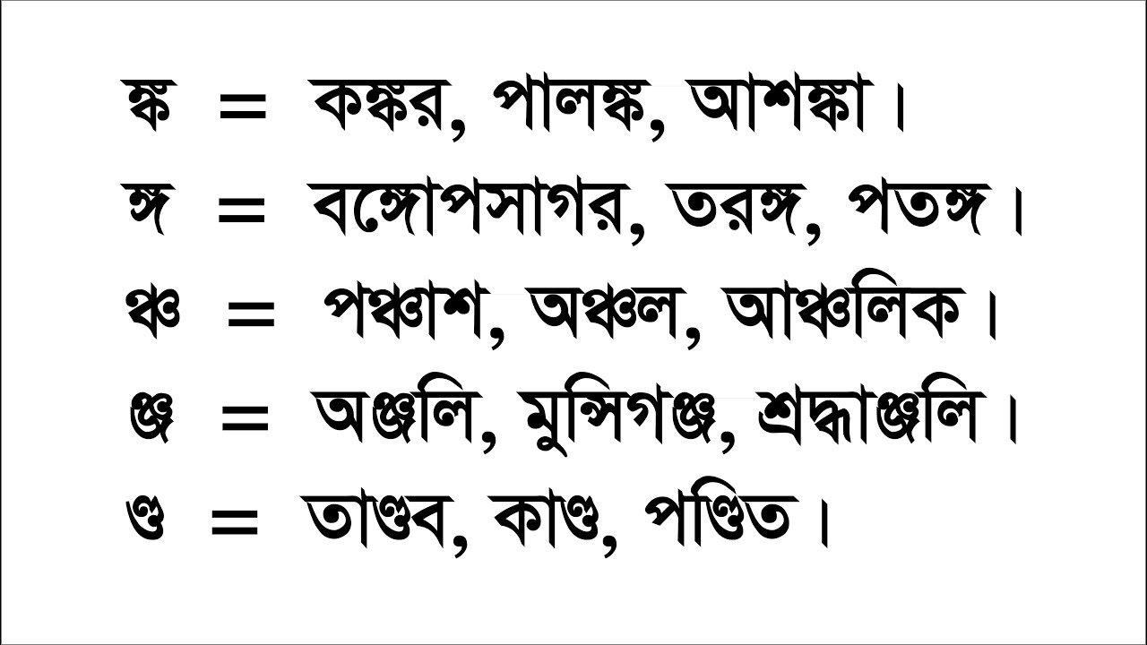 যুক্তবর্ণ শেখার নিয়ম, যুক্তাক্ষর কিভাবে পড়তে হয়? How to read connected letters?
