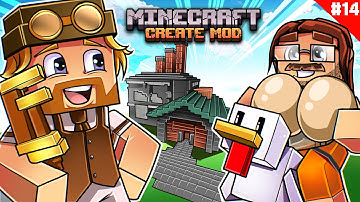 Hoe je een Create Mod-krachtcentrale met stoommachines bouwt - Dag 14