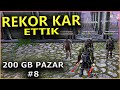 REKOR KAR! | 200 GB ile Pazar Yapıyorum #8 | Knight Online Pazar | ZERO