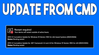 How To Run Windows 10 Update From Command Prompt screenshot 5