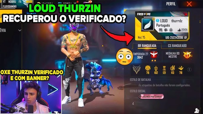 Free Fire Mania on X: 🔥🔥 LOUD Thurzin perde o verificado e deixa de ser  influenciador do Garena Free Fire  Acesse e saiba  mais! #freefire #freefiremania #garenafreefire  / X