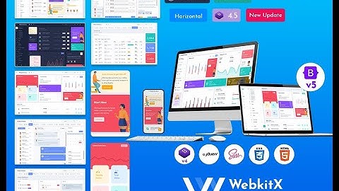 Bootstrap 5 Admin Templates with Bootstrap Templates – WebkitX Dark LTR