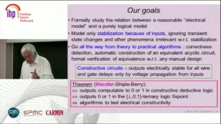 6 - Lectures - Gérard Berry, Constructive semantics, electricity propagation in circuits... 1/2