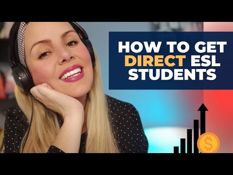 How to get direct ESL students - online lessons