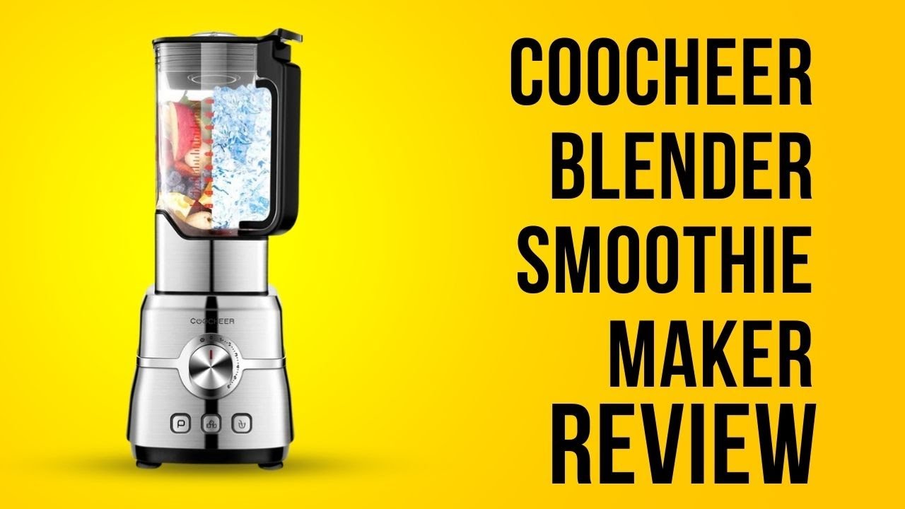  Blender Smoothie Maker, COOCHEER 1800W Blender for Shakes and  Smoothies with High-Speed Professional Stainless Countertop, Variable  speeds Control, 6 Sharp Blade, 2L BPA Free Tritan Container