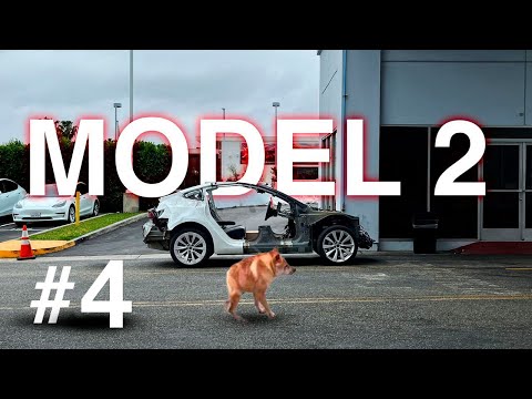 Видео: Model 2 Первый Обзор и Tesla Skateboard / #TeslaGullwing серия 4