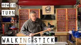 How to make a walking stick, with a hidden compartment