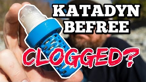 Katadyn BeFree Water Filter | Gear FAILURE | How to unclog | 4K
