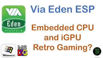 2000s Integrated Graphics - Via Eden / Unichrome  Passively cooled Mini-iTX- 98SE MS-DOS gaming