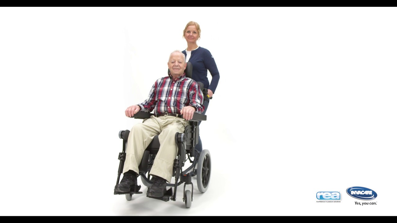 Komfortkørestol: Dual Stability System (DSS®). Kørestolens omdrejningspunkter hindrer shear