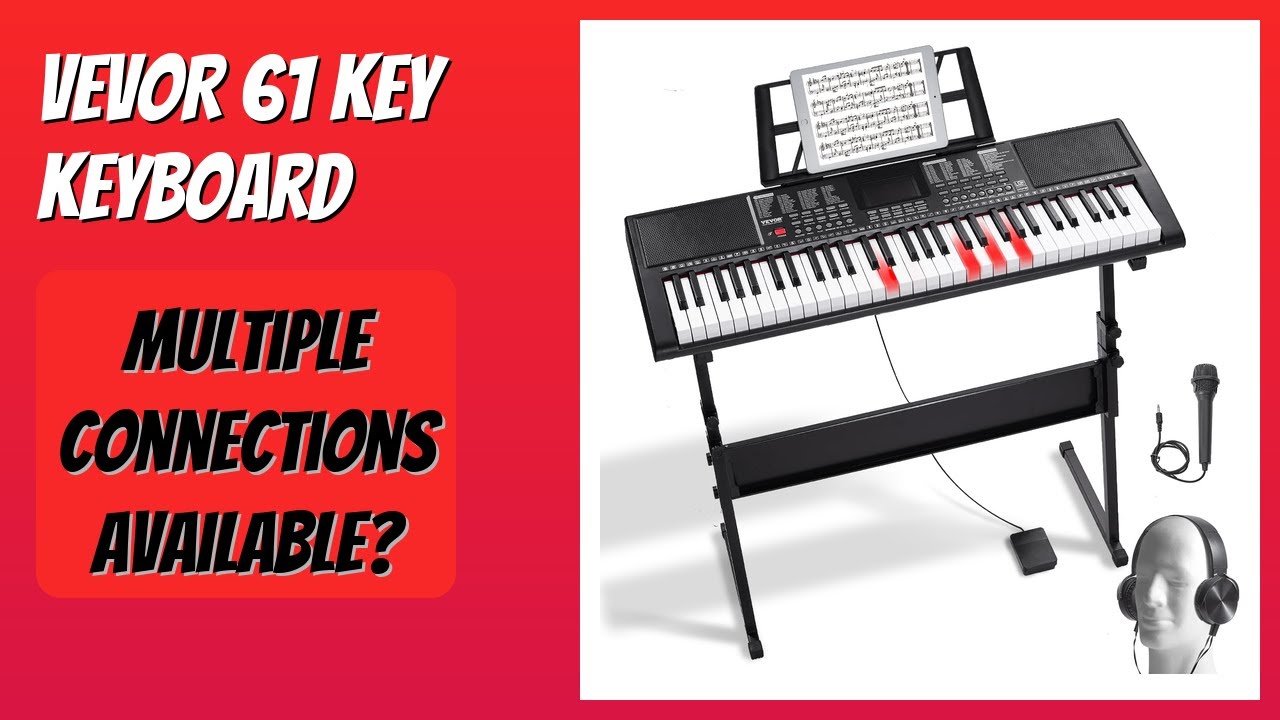 Devor Keyboard REVIEW (2026): VEVOR 61 Key Keyboard. Features - YouTube