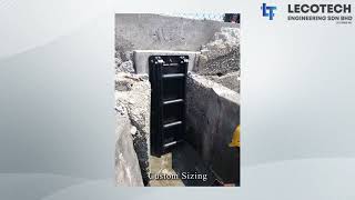 LecoTech HDPE Flap Gate Animation