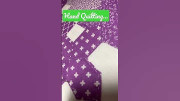 Hand Quilting Sample