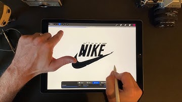 Glitchy Nike Logo Animation | Procreate Tutorial