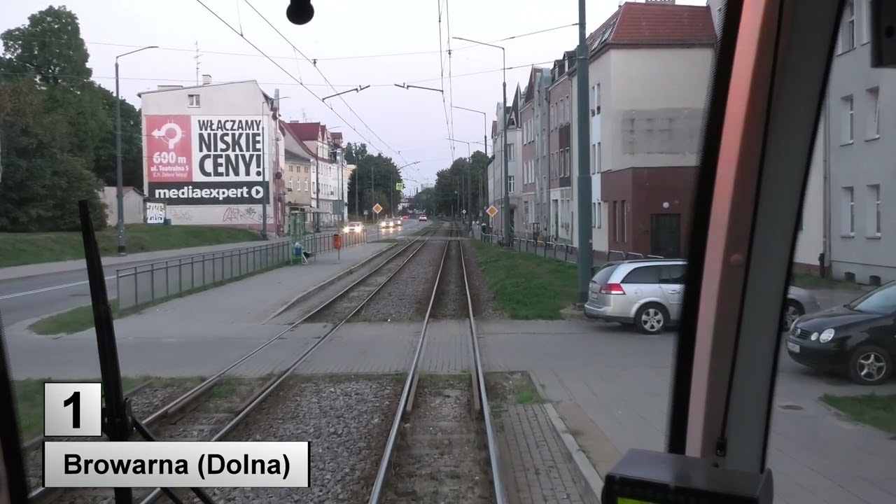 Tramwaje Elbląg 2024 Linia 1.