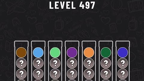 Ball Sort Puzzle Level 497 #ballsortpuzzle #ballsortpuzzlegameplay #puzzlegame #mobilegames