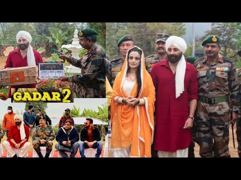 Gadar 2: Sunny Deol, Ameesha Patel's first look revealed : गदर -2 की शूटिंग शुरु