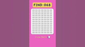 Find odd numbers - 068 - #odd #quiz #braintest