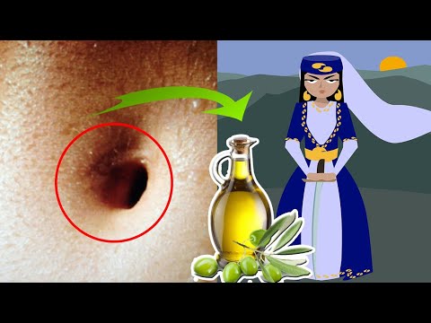 Since the centuries Why Arabic mans and women put oil in their belly button,