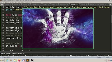 ¿Cómo resumir textos con Inteligencia Artificial? (Python) - NLTK