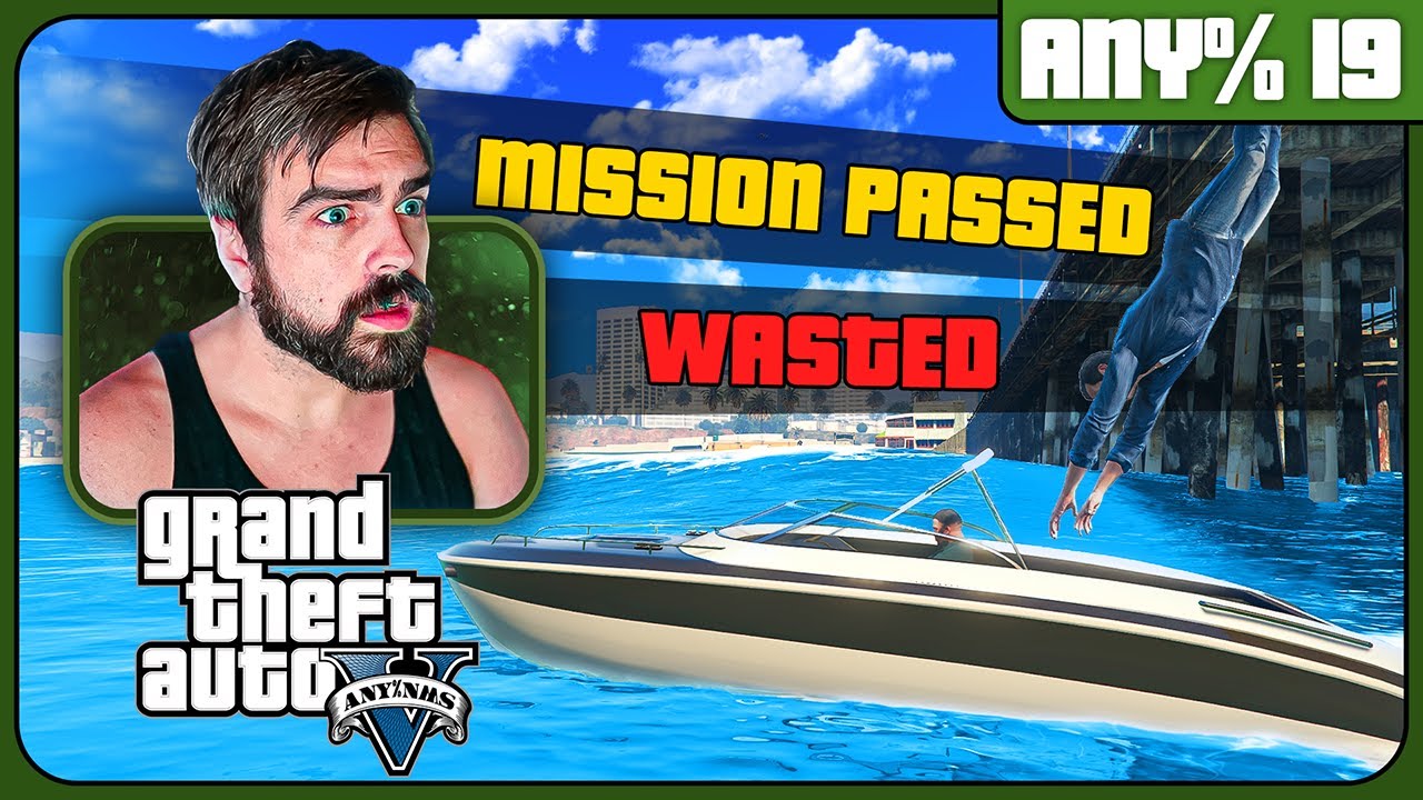 Mission Failed Successfully! - Grand Theft Auto 5 Any% [Run 19] - (Full Playthrough) - DarkViperAU