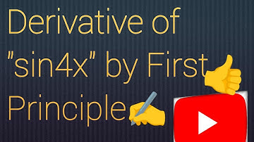 Derivative of "4sinx" by First Principle//CTEVT [2071]