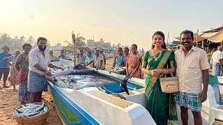 AMAZING! Early Morning Fish Harvest A Day in Fishermen Life in Sri Lanka