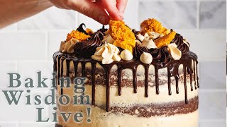 How to Make a Chocolate Peanut Butter Cream Cake (from Anna&#39;s New Book)! | LIVESTREAM