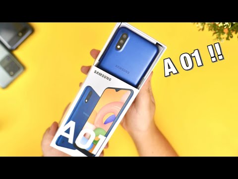 1 jutaan! Unboxing Samsung Galaxy A01 + Test Antutu - Indonesia