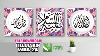 Desain #walldecor Kekinian #walldecor Mdf Termurah Terlaris Di #shopee Terbaru | FREE DOWNLOAD CDR screenshot 2