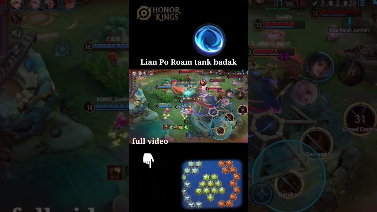 Lianpo Roam tank super badak