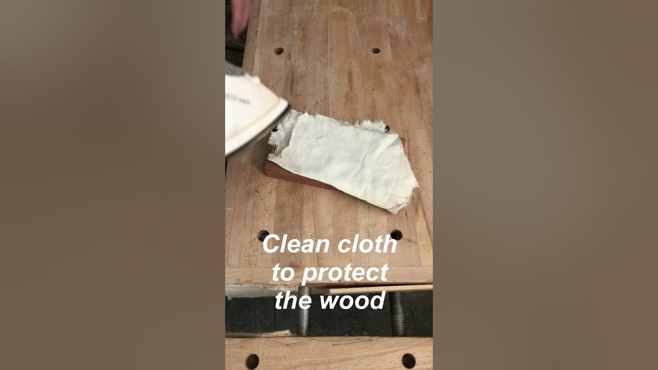 woodworking tips Ironing out dents YouTube