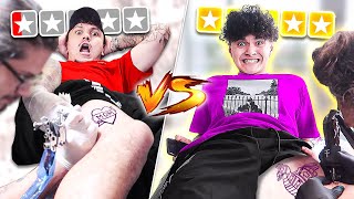 WORST Reviewed Tattoo VS BEST Reviewed Tattoo **biggest mistake**