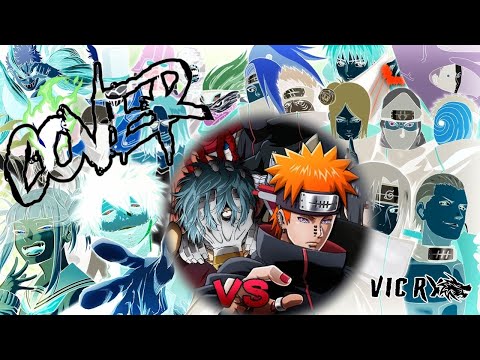 LIGA DE VILLANOS VS AKATSUKI (COVER BYAKI) - VIC RX FT VARIOS RAPERS