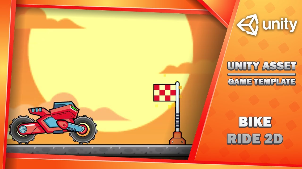 Bike Ride 2D - Game Template, video preview 6