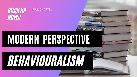 Behaviouralism । Modern political approach । 8 Foundation by David Easton