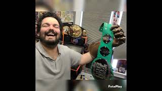 Unboxing Backalley 7/11 Heavyweight Championship Belt. #AndNEW!!!