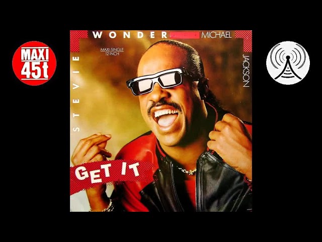Stevie Wonder and Michaël Jackson - Get it (Maxi single - 1988