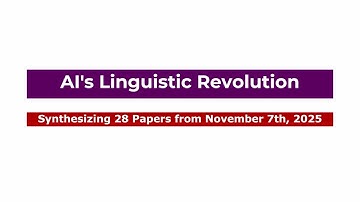 AI Frontiers: LLMs, Legal Tech, Hardware Design & More | Nov 7, 2025