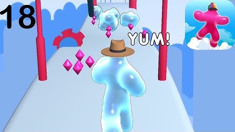 Blob Runner 3D - Gameplay All Levels #18