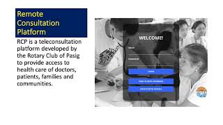 Rotary Club of Pasig, Ilugin Community Center RCP Teleconsult soft launch screenshot 1