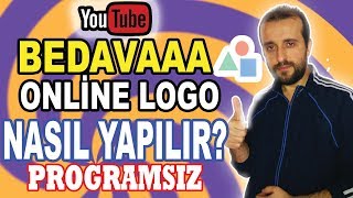 ONLİNE LOGO YAPIMI BEDAVA ÜCRETSİZ PROGRAMSIZ LOGO NASIL YAPILIR? - YOUTUBE EĞİTİM SETİ #13 screenshot 1