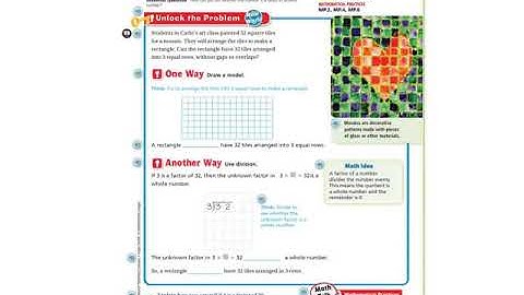 GoMath! Lesson 5.2, Factors
