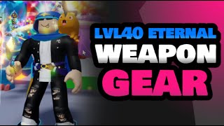 FULL LEVEL 40 WEAPON GEAR + 500 JADE GIVEAWAY WEAPON FIGHTING SIMULATOR ROBLOX PAPTAB