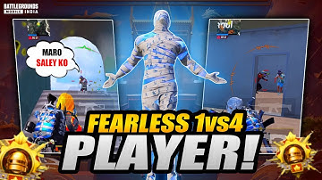 FEARLESS 1v4 PLAYER 🔥 Octrix Gaming Solo vs Squad Intense Lobby Clutches | BGMI