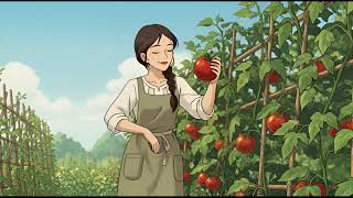 A Quiet Morning in My Vegetable Garden, Harvesting Fresh Greens for the Day 🌿 screenshot 4