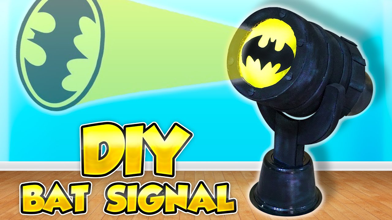 DIY Bat Signal Lamp - Batman | Bati-señal (Batman) - YouTube