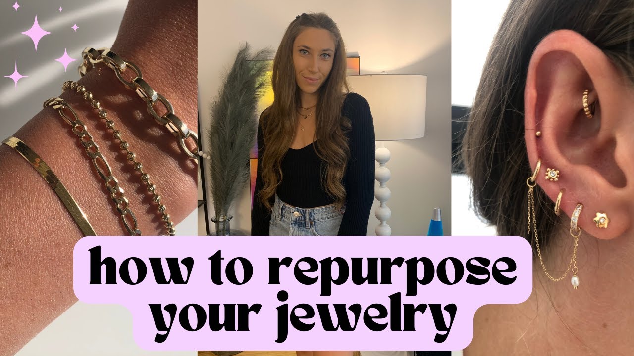 How to repurpose your jewelry collection! 💎 14kt gold, easy DIY's