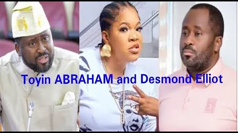 Yoruba movie actress, Toyin Abraham did this to Desmond Elliot after he did this in Lagos State