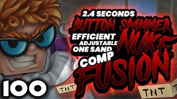 100 Stacker Adj. 2.4sec Button Spam, Efficient Fusion & Nuke | Tested On OneshotMC!